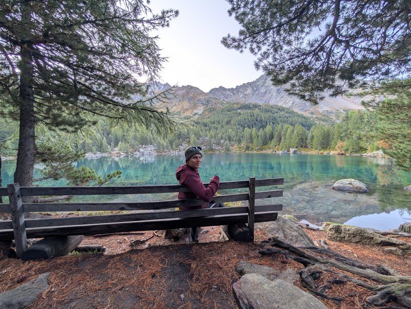 Guillaume au lac de saoseo