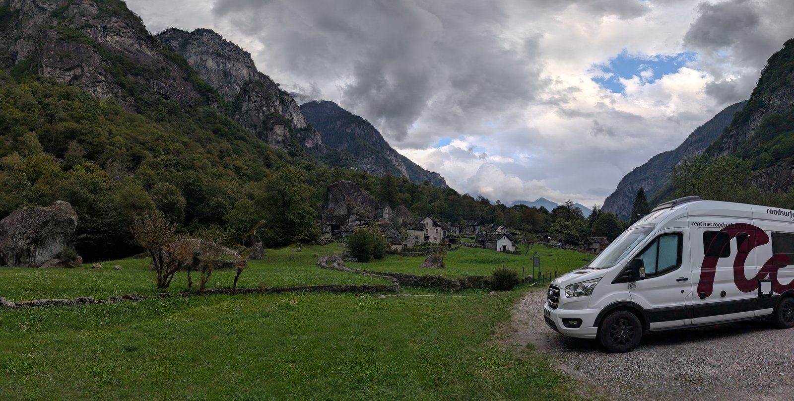 Voyage en van Foroglio